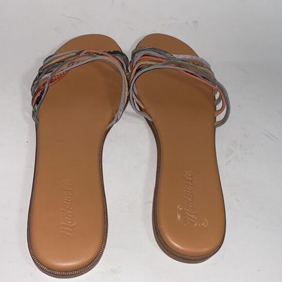 Madewell the tracie criss cross slide sandal - Picture 4 of 7